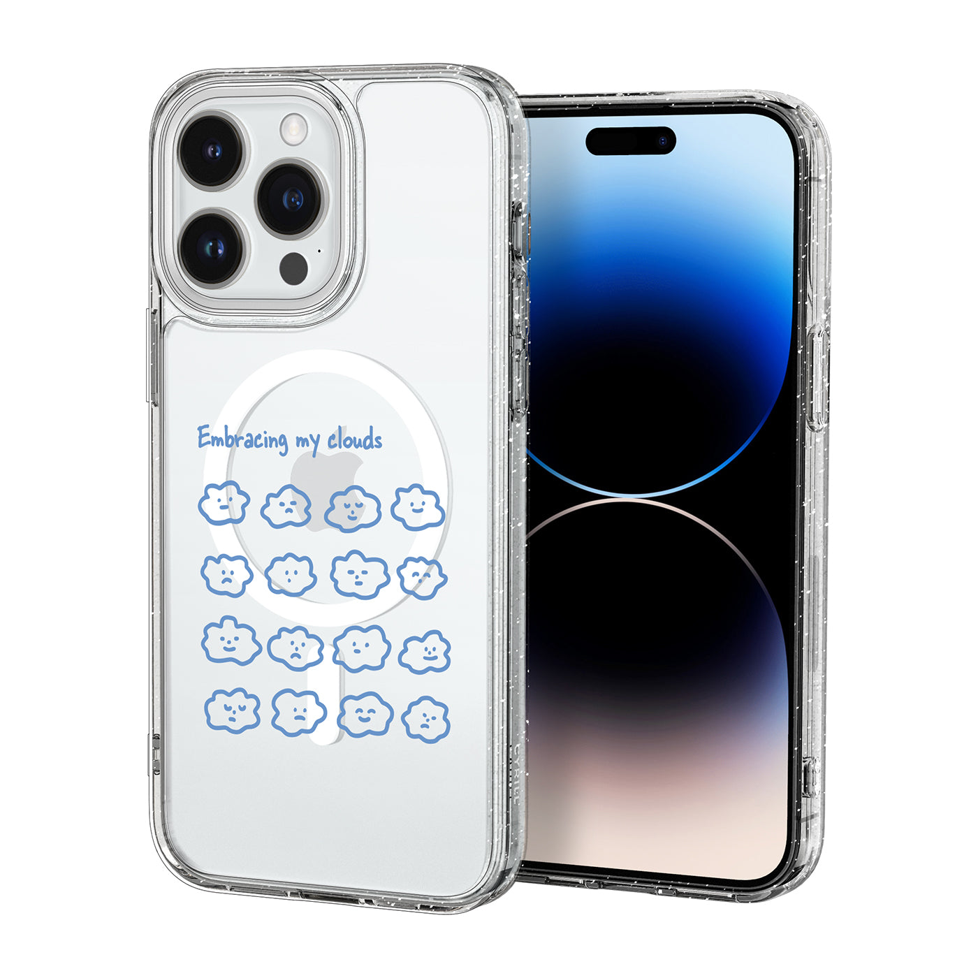 ACS04875-XI04075 iPhone 14 Pro Max Shine Mag Clear Glitter