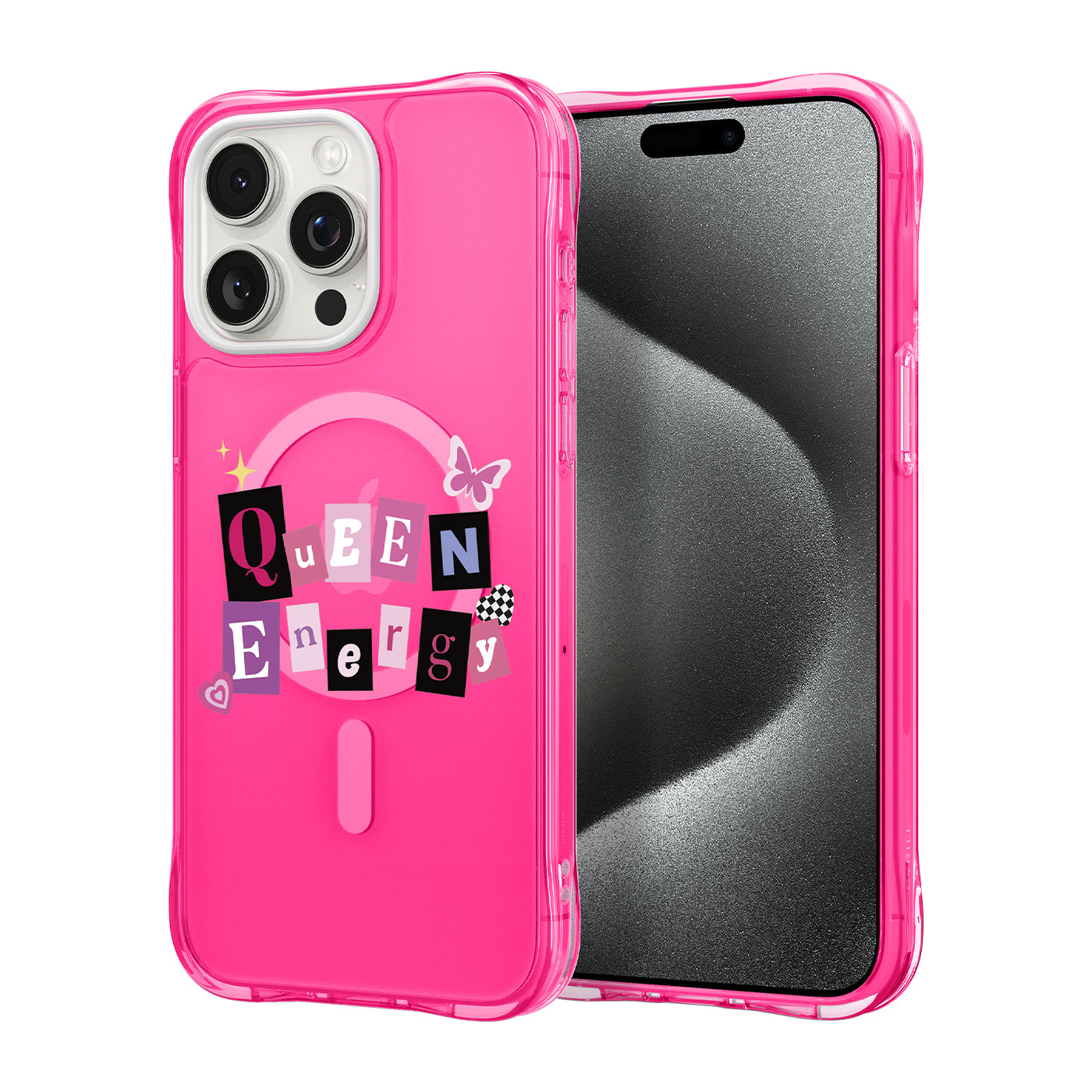 iPhone 15 Pro Max UltraSheer Mag Hot Pink