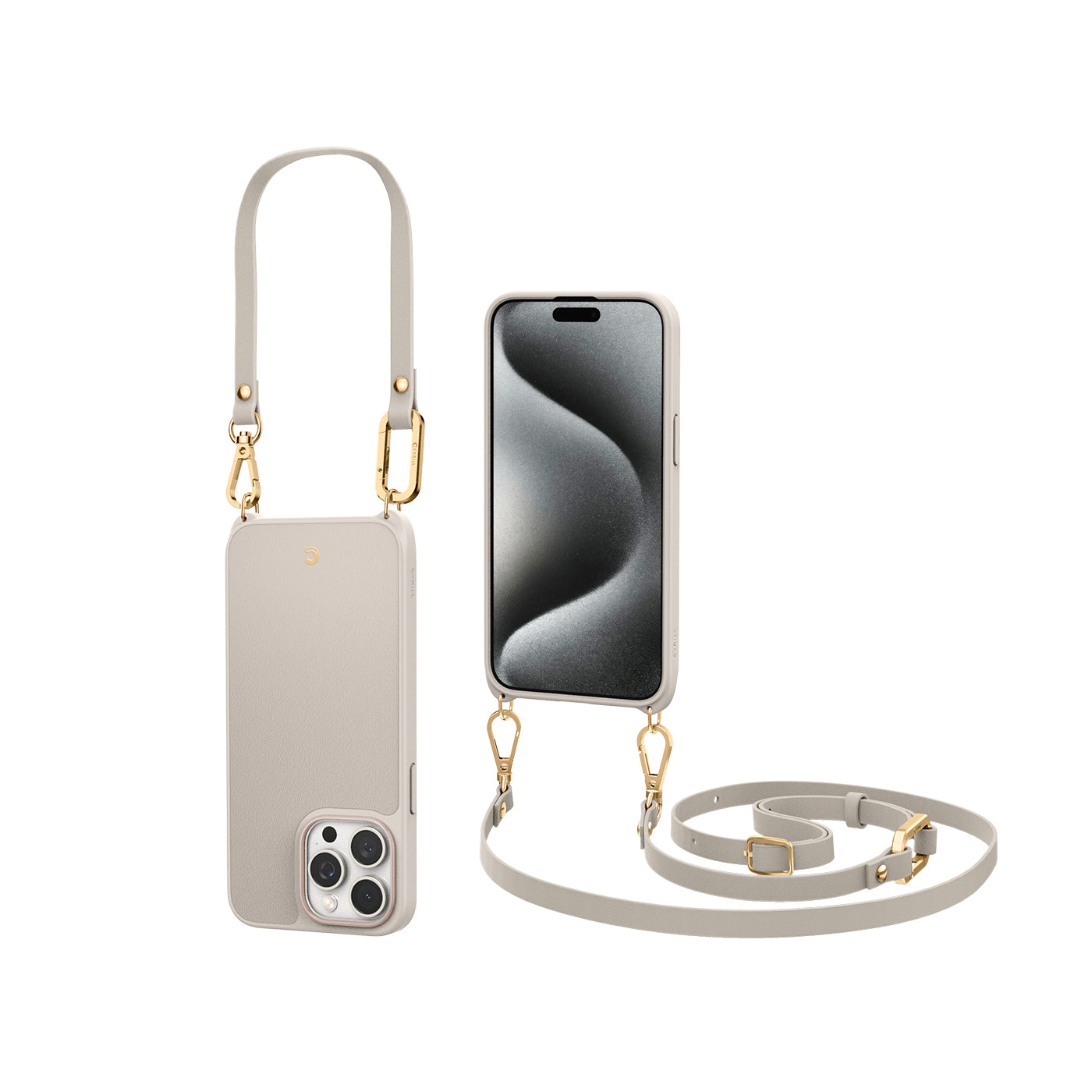 ACS06637 iPhone 15 Pro Max Classic Charm Cream